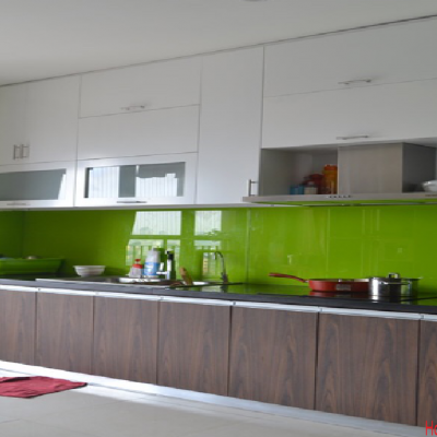 Tủ Bếp nhựa đặc phủ Laminate
