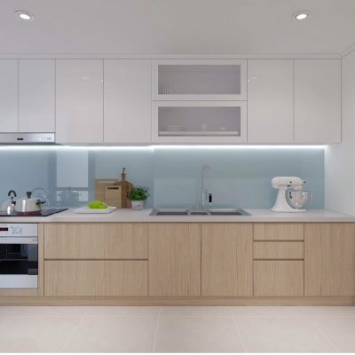 Tủ Bếp nhựa đặc phủ Laminate