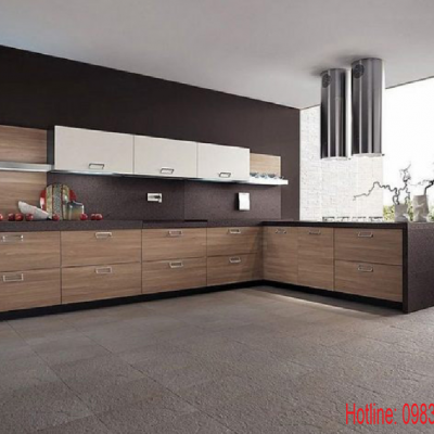 Tủ Bếp nhựa đặc phủ Laminate