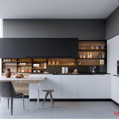 Tủ Bếp  Nhựa  đặc Sơn Bóng