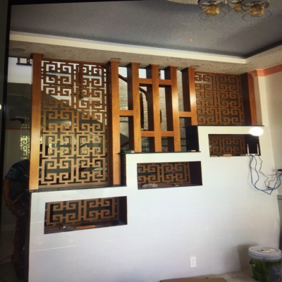 Vách Lam Trang Trí