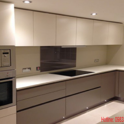 Tủ Bếp  Nhựa  đặc Sơn Bóng