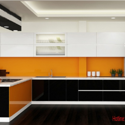 Tủ Bếp  Nhựa  đặc Sơn Bóng