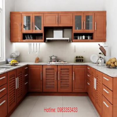 Tủ Bếp  Nhựa  đặc Sơn Bóng