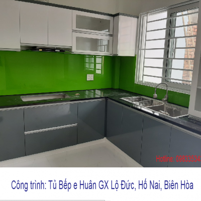 Tủ Bếp  Nhựa  đặc Sơn Bóng