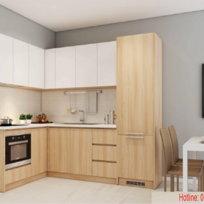 Tủ Bếp MDF Phủ Melamine