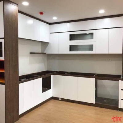 Tủ Bếp MDF Phủ Melamine