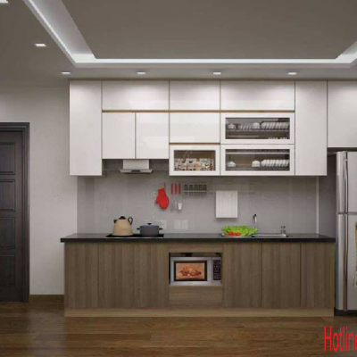 Tủ Bếp MDF Phủ Melamine