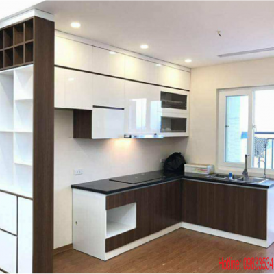 Tủ Bếp MDF Phủ Melamine
