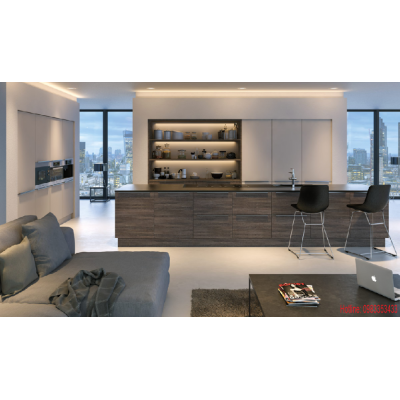 Tủ Bếp nhựa đặc phủ Laminate