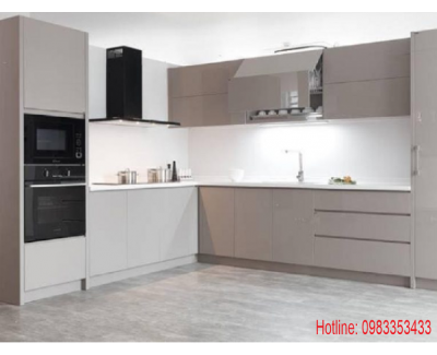 Tủ Bếp nhựa đặc phủ Laminate