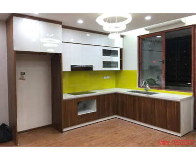 Tủ Bếp nhựa đặc phủ Laminate