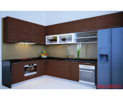 Tủ Bếp nhựa đặc phủ Laminate