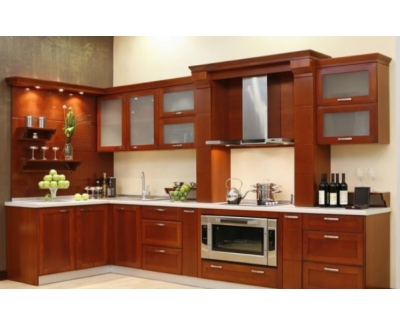 Tủ bếp gõ đỏ