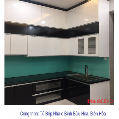 Tủ Bếp  Nhựa Sơn Bóng