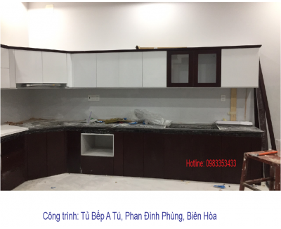 Tủ Bếp  Nhựa đặc  Sơn Bóng