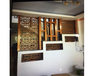 Vách Lam Trang Trí