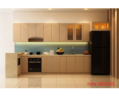 Tủ Bếp  Nhựa Sơn Bóng