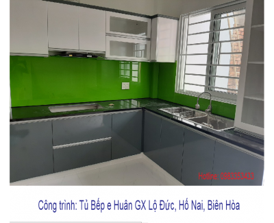 Tủ Bếp  Nhựa  đặc Sơn Bóng