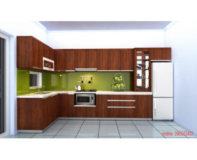 Tủ Bếp MDF Phủ Melamine