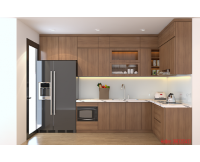 Tủ Bếp MDF Phủ Melamine