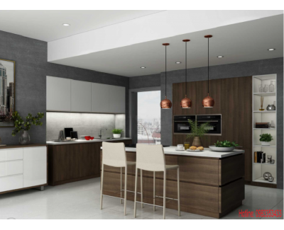 Tủ Bếp MDF Phủ Melamine