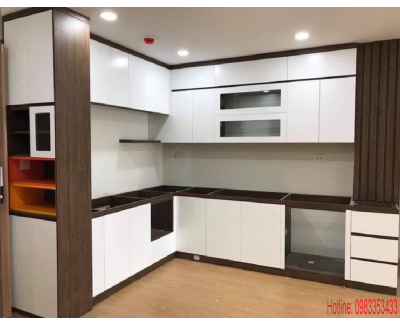 Tủ Bếp MDF Phủ Melamine