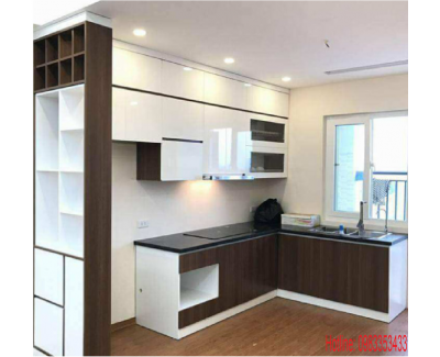 Tủ Bếp MDF Phủ Melamine