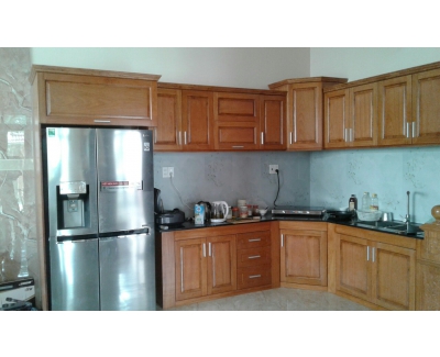 Tủ bếp gõ đỏ